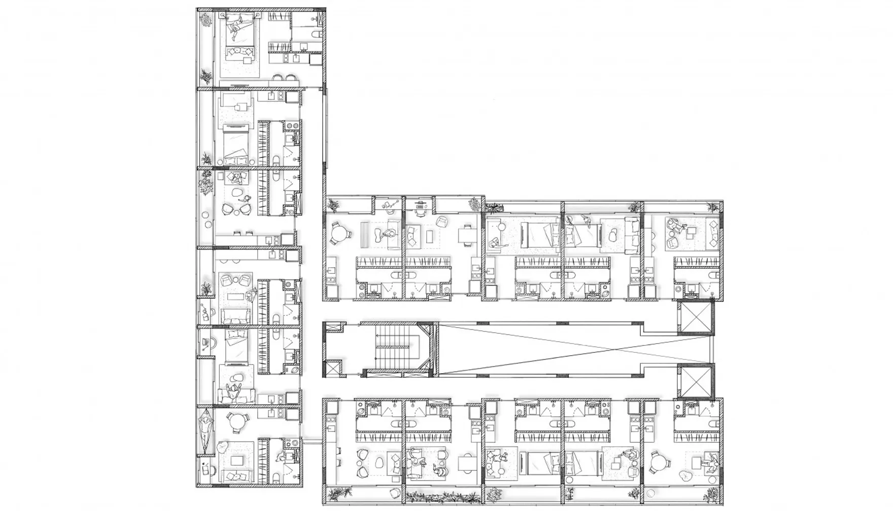 Planta — Pavimento 5 e 6