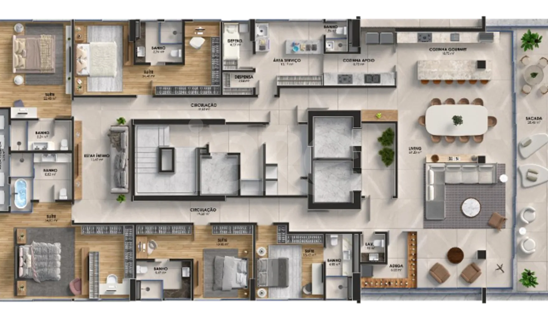 Planta — Garden 345,85 m²