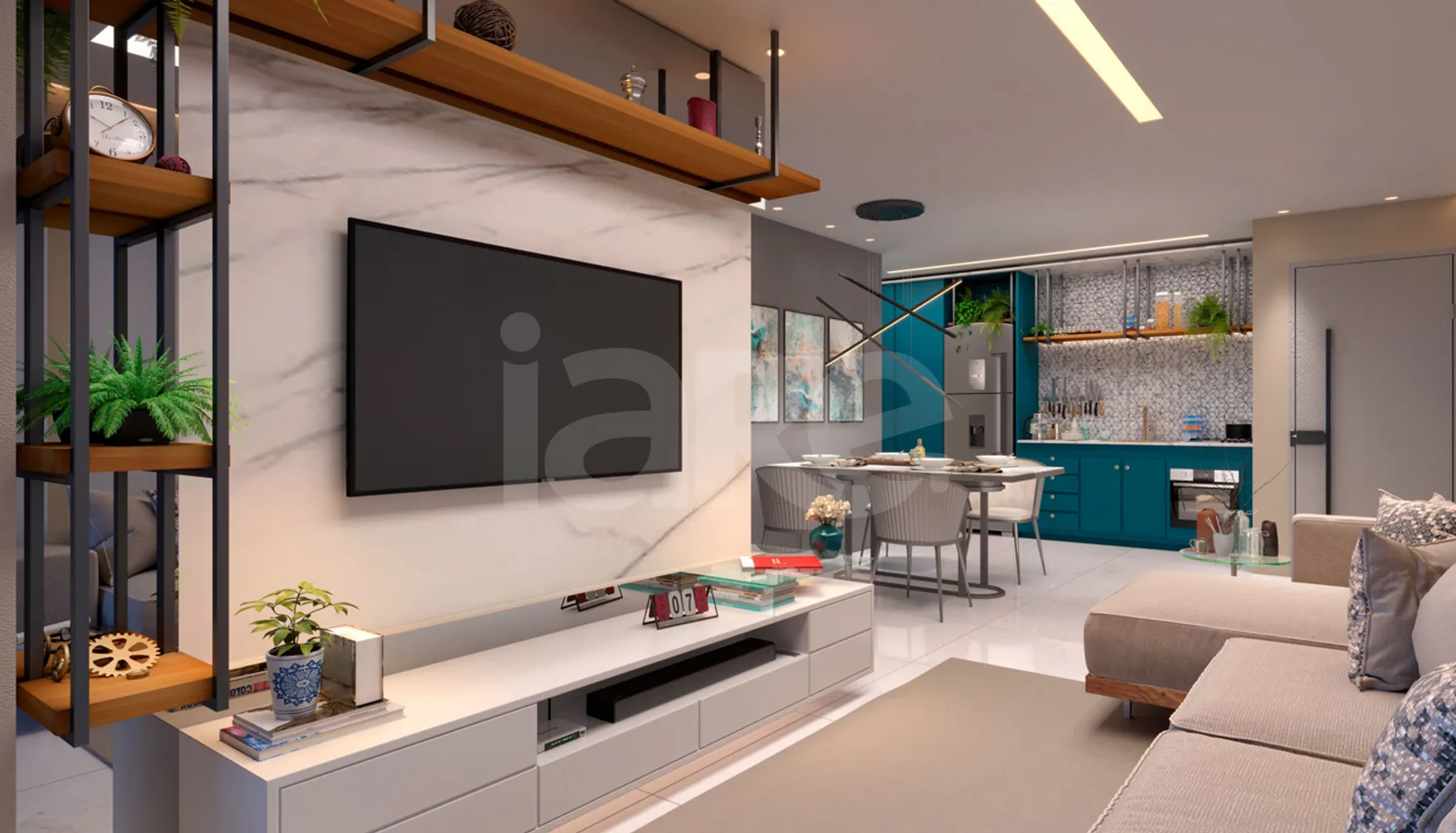 Costa Báltica - Apartamento com 50,28 m², em Boa Viagem — foto 2