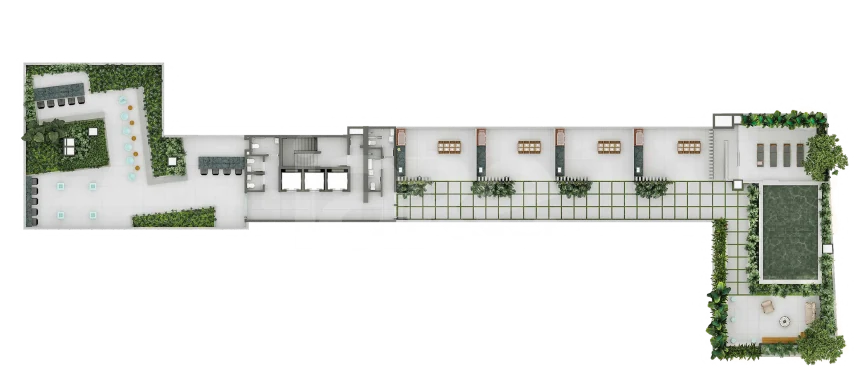 Planta — Pavimento terraco