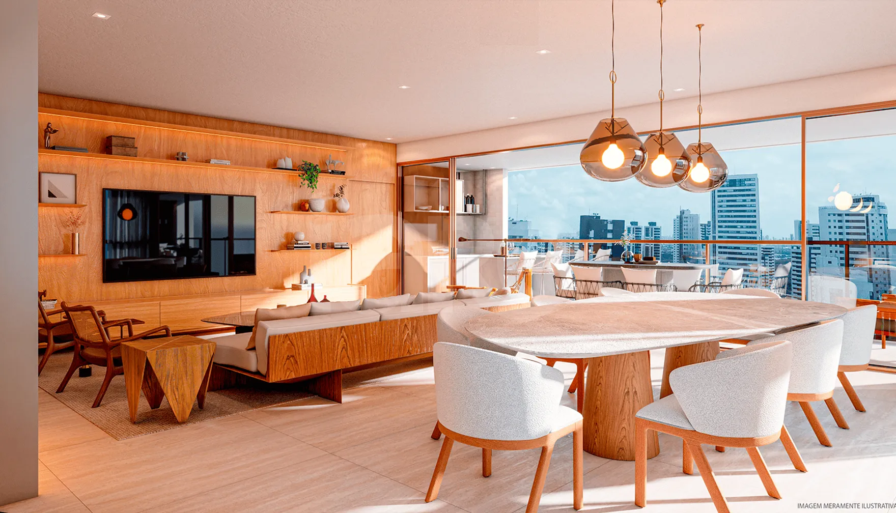 Jardins Nelma Dias - Apartamento com 173,42 m², em Boa Viagem — foto 2