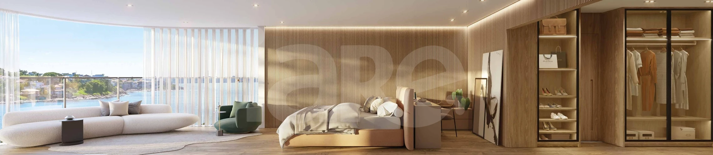 Cyan Ocean Front - Apartamento com 280,08 m², em Enseada do Suá — foto 2