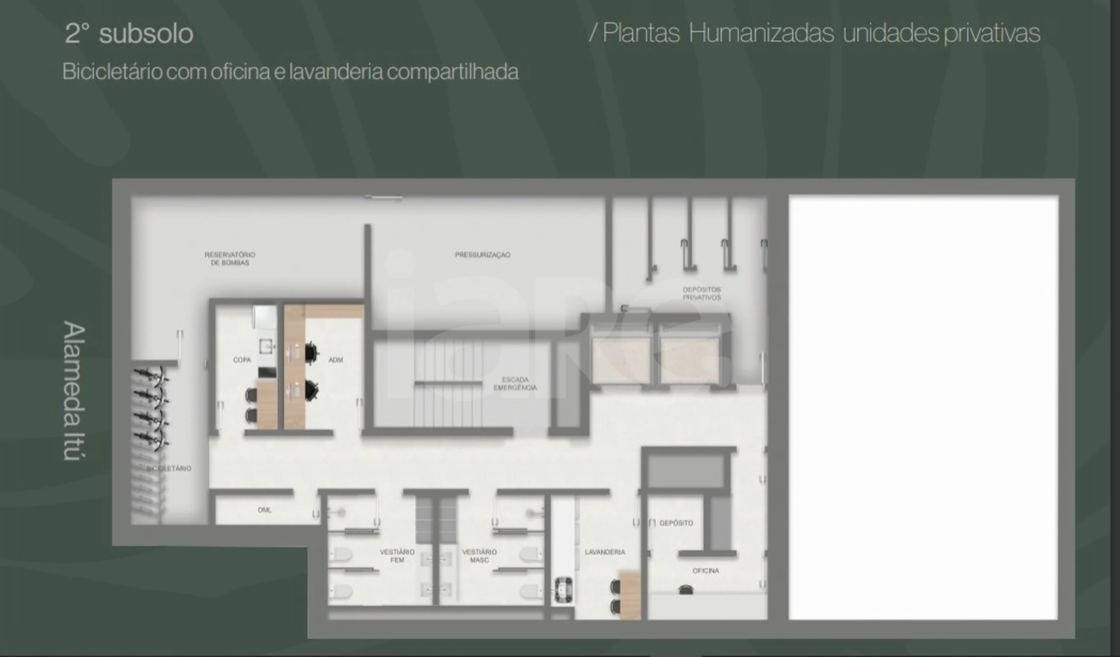 Planta — 2° Subsolo