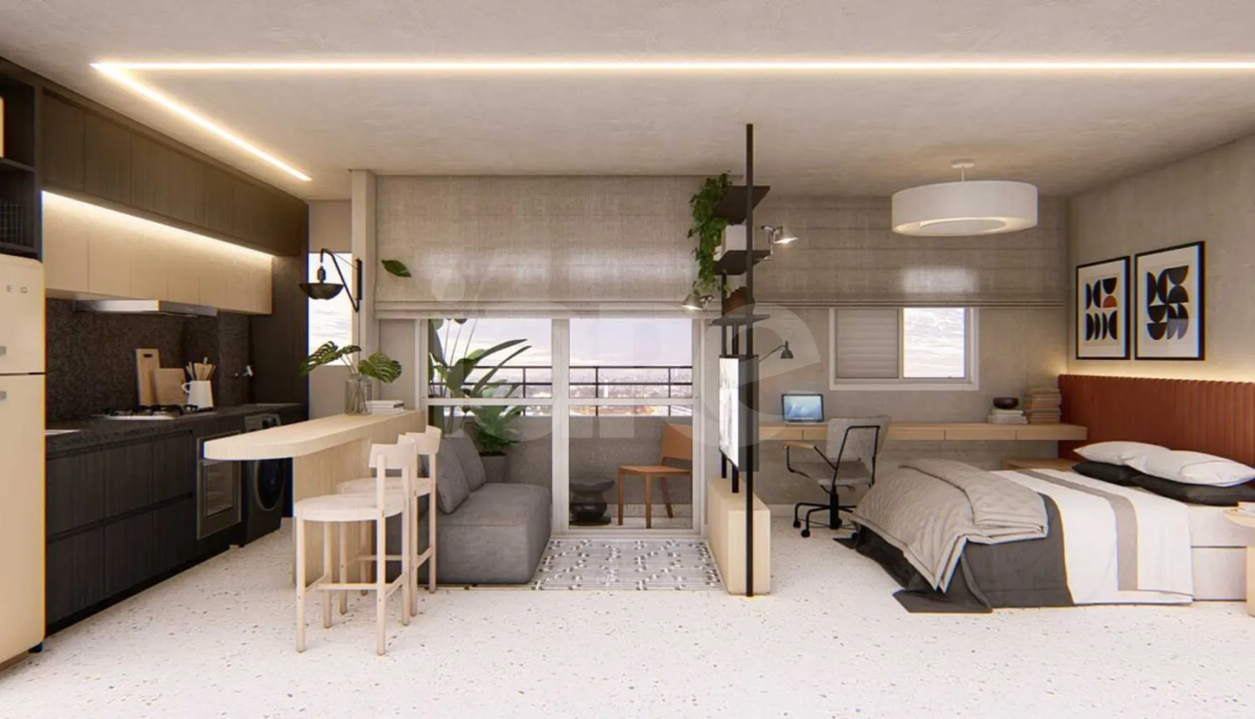 Max Pauliceia - Apartamento com 32,67 m², em Vila Paulicéia — foto 4
