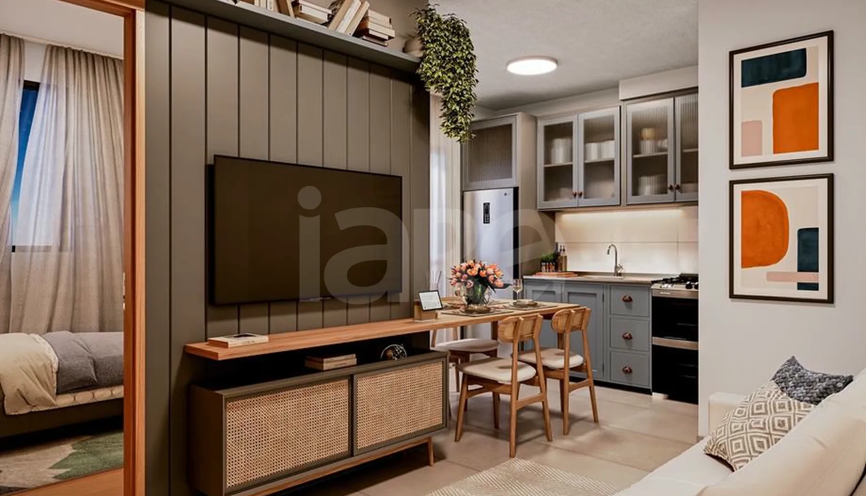Premier Residence - Apartamento com 37,69 m², em Iputinga — foto 2