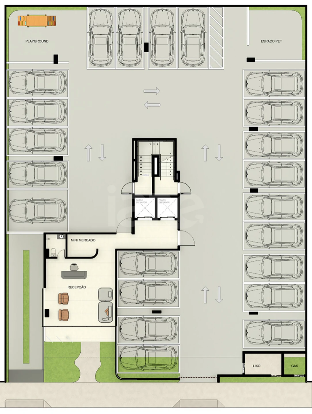 Planta — Pavimento térreo