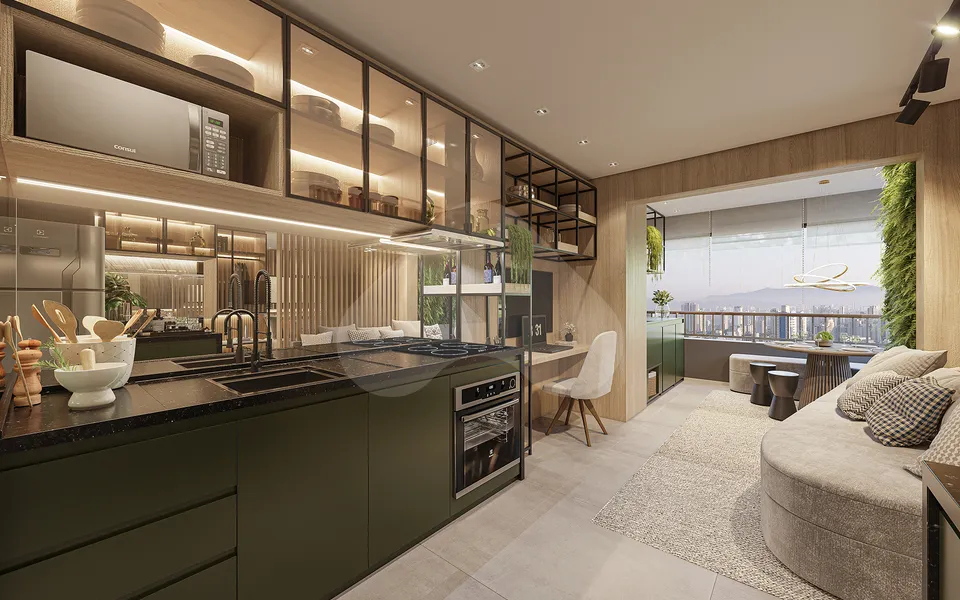Sinésio - Apartamento com 37,36 m², em Perdizes — foto 2