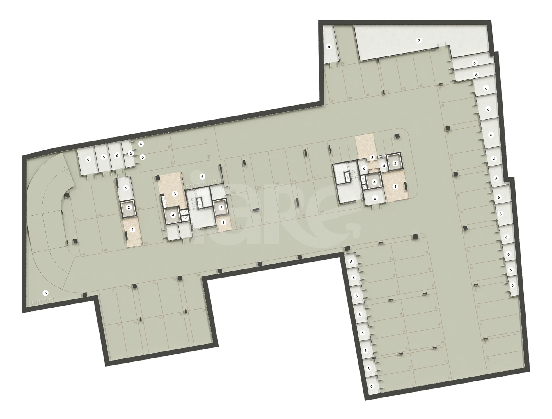 Planta — Pavimento subsolo 2