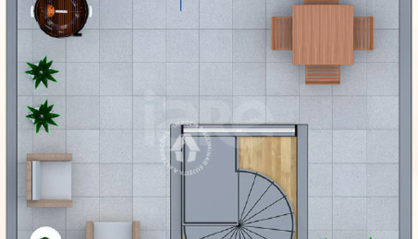 Planta — Cobertura Duplex 72,02 m²