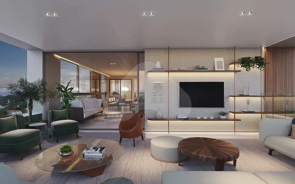 Lux - Apartamento com 157,78 m², em Alto da Lapa — foto 2