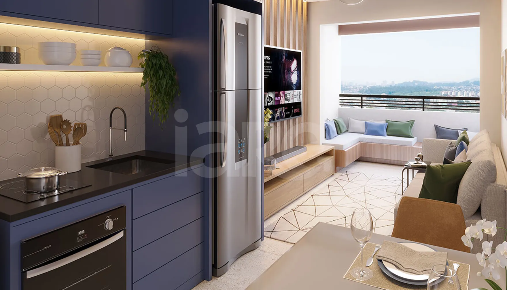 Arch Boa Vista - Apartamento com 34,11 m², em Alto da Boa Vista — foto 2