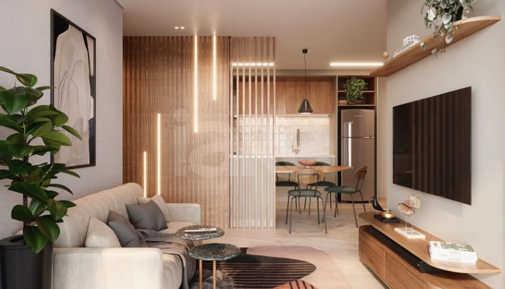 Life 27 - Apartamento com 73,35 m², em Coqueiral de Itaparica — foto 2
