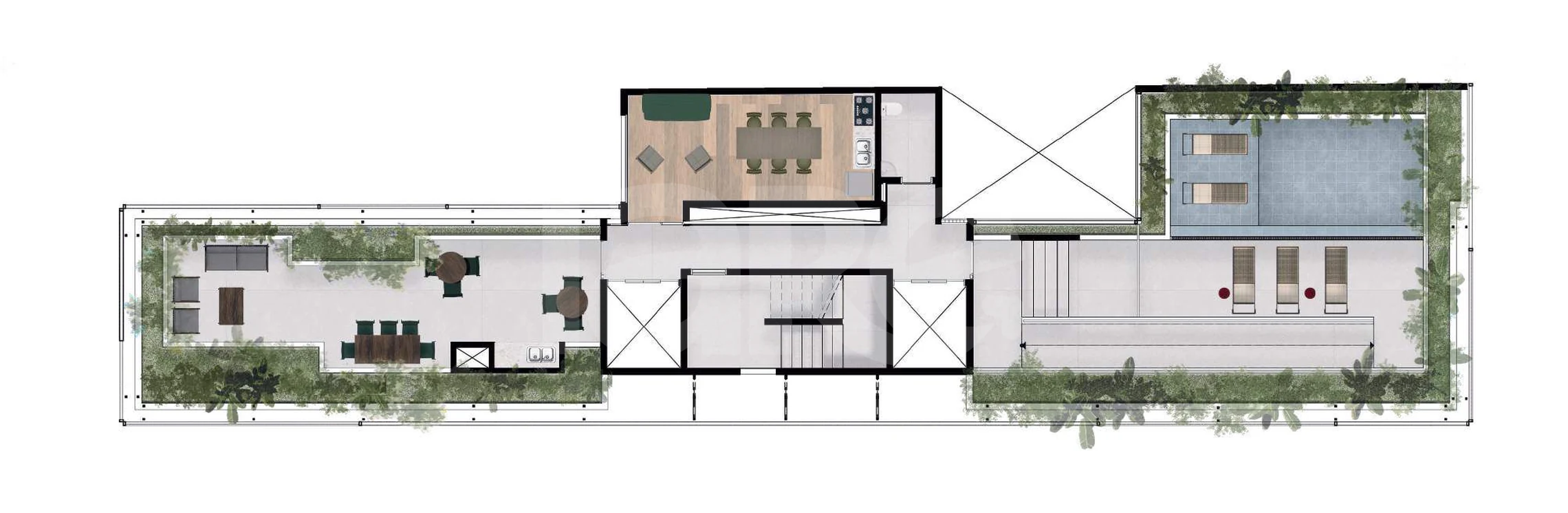 Planta — Pavimento rooftop