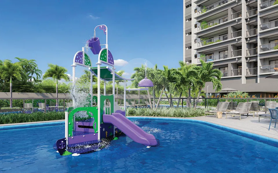 Blue Marine Home Resort - Studio com 26,56 m², em Vila Monte Alegre — foto 33