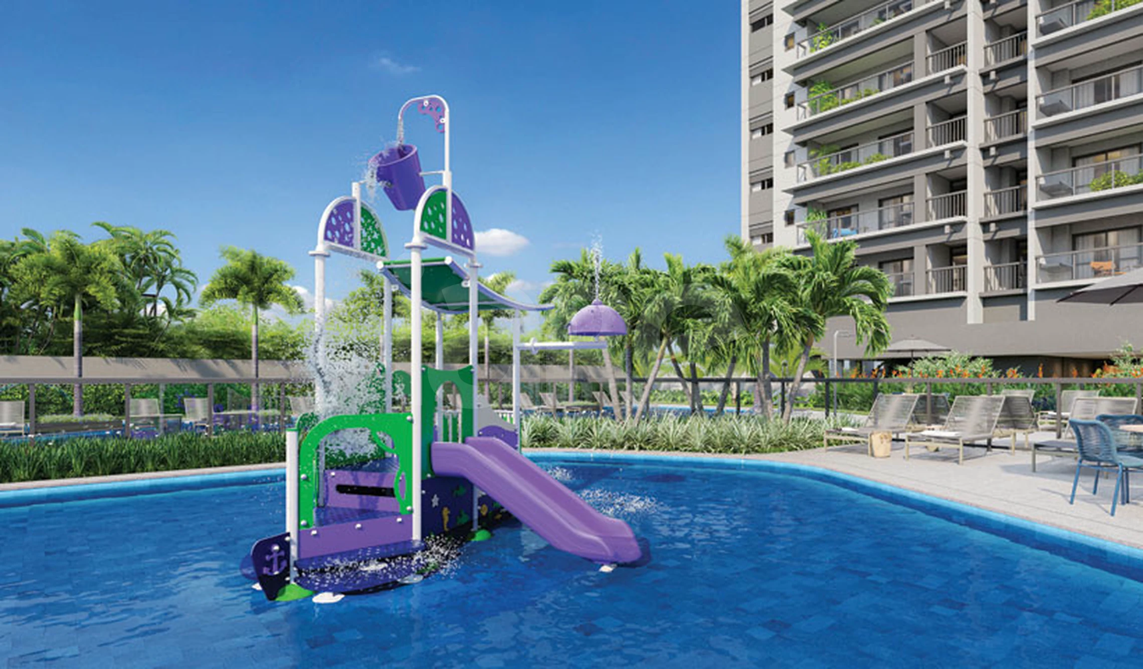 Blue Marine Home Resort - Apartamento com 56,47 m², em Vila Monte Alegre — foto 33