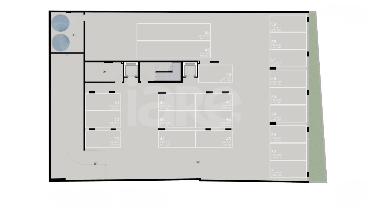 Planta — Pavimento subsolo 2