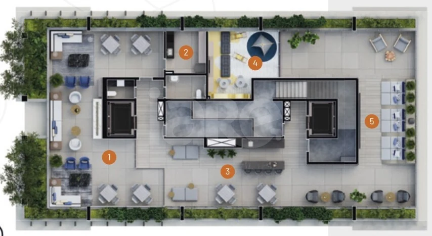Planta — Pavimento 16º andar