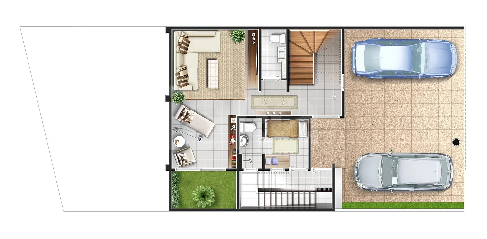 Planta — Casa em Condomínio 300,04 m²
