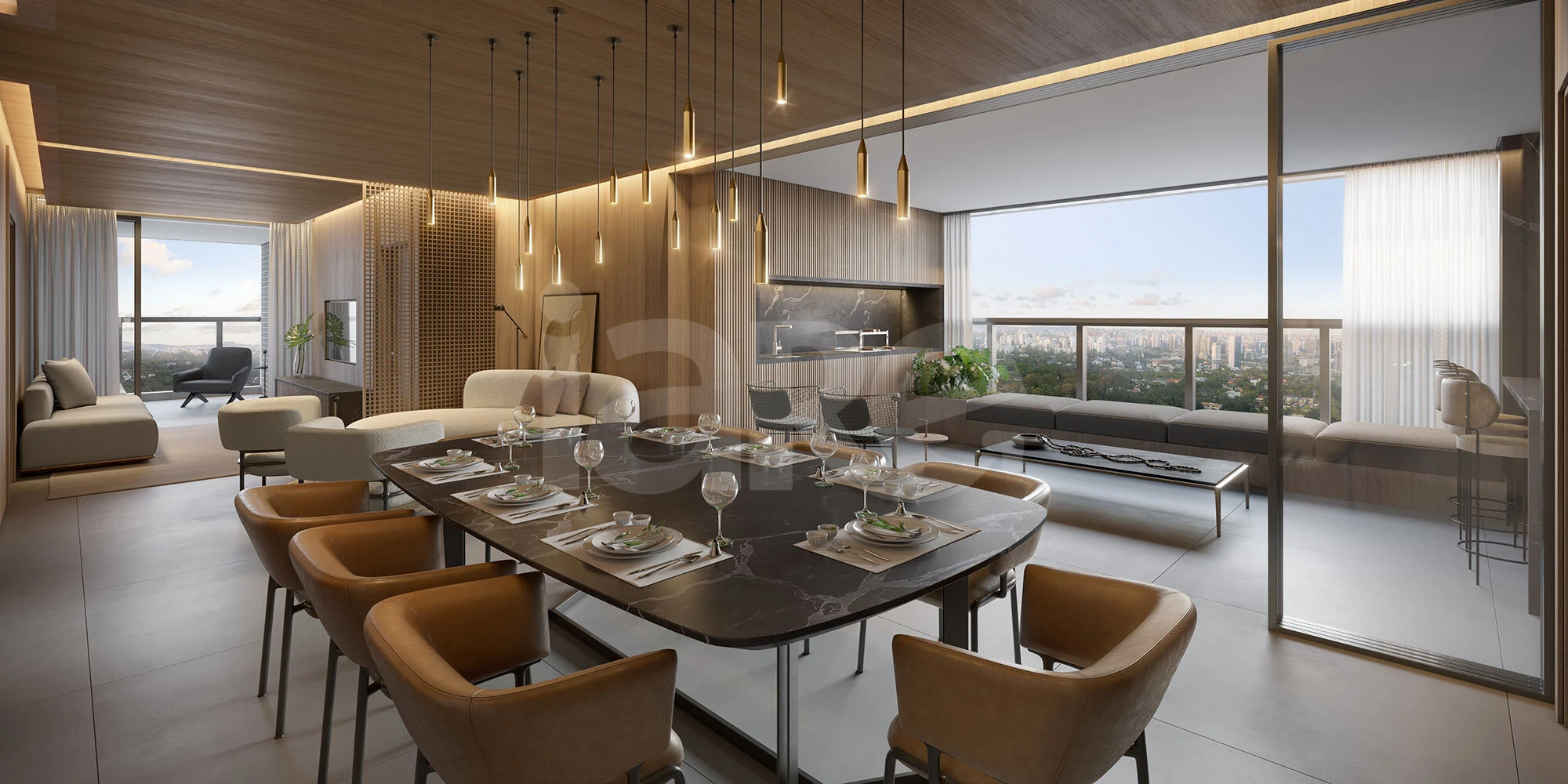 Parque Global - Torre Imperial - Apartamento com 240 m², em Real Parque — foto 5