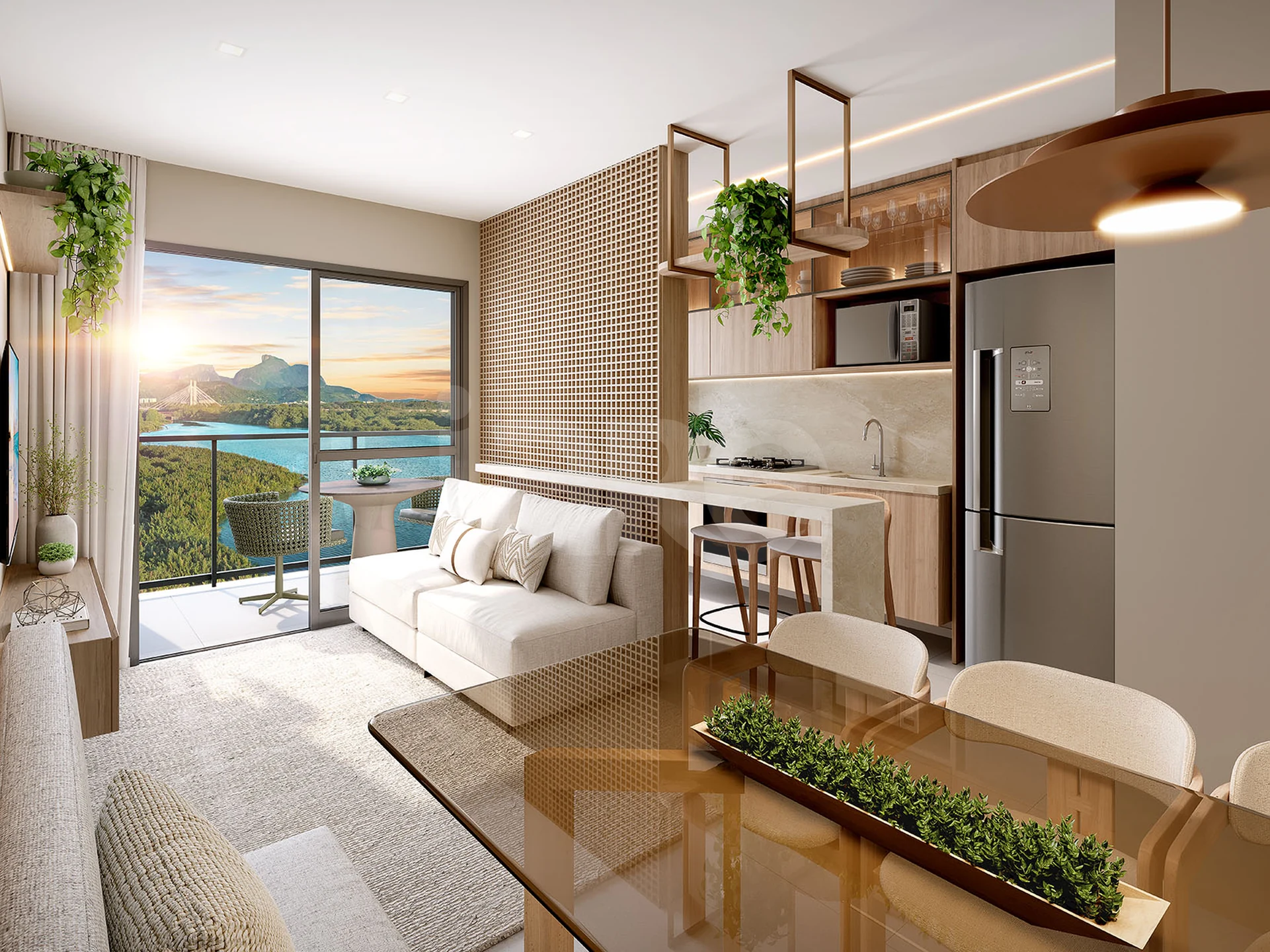 Breeze - Apartamento com 55,71 m², em Barra da Tijuca — foto 2