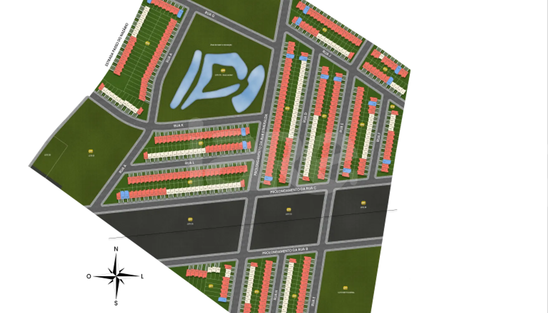 Planta — Implantação