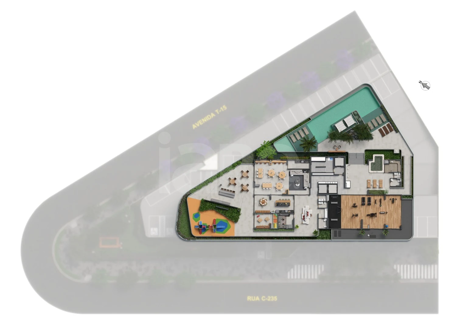 Planta — Pavimento lazer