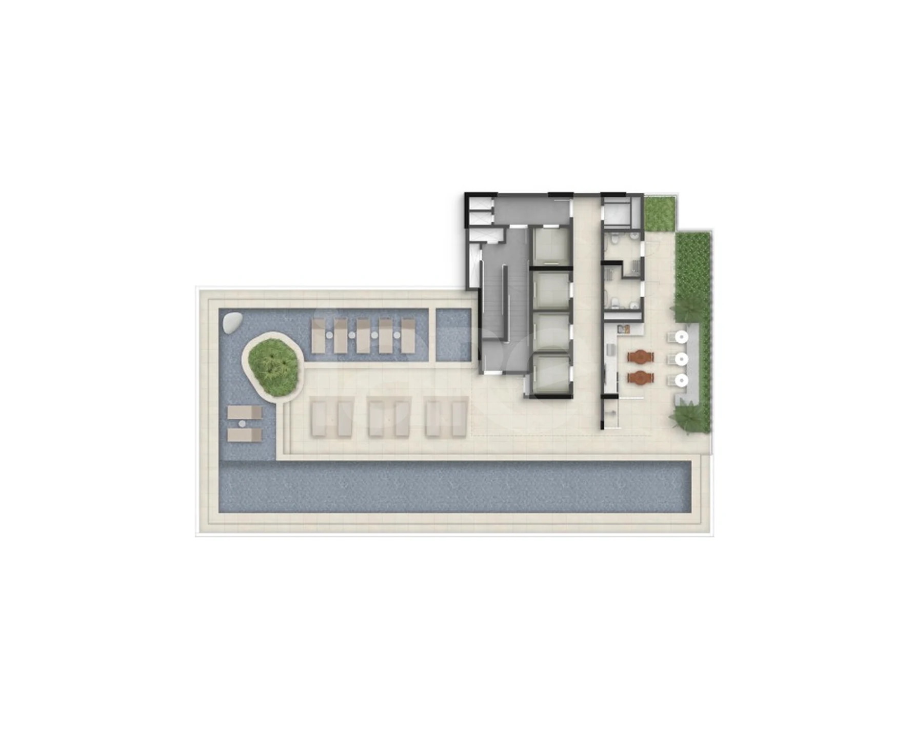 Planta — Pavimento rooftop