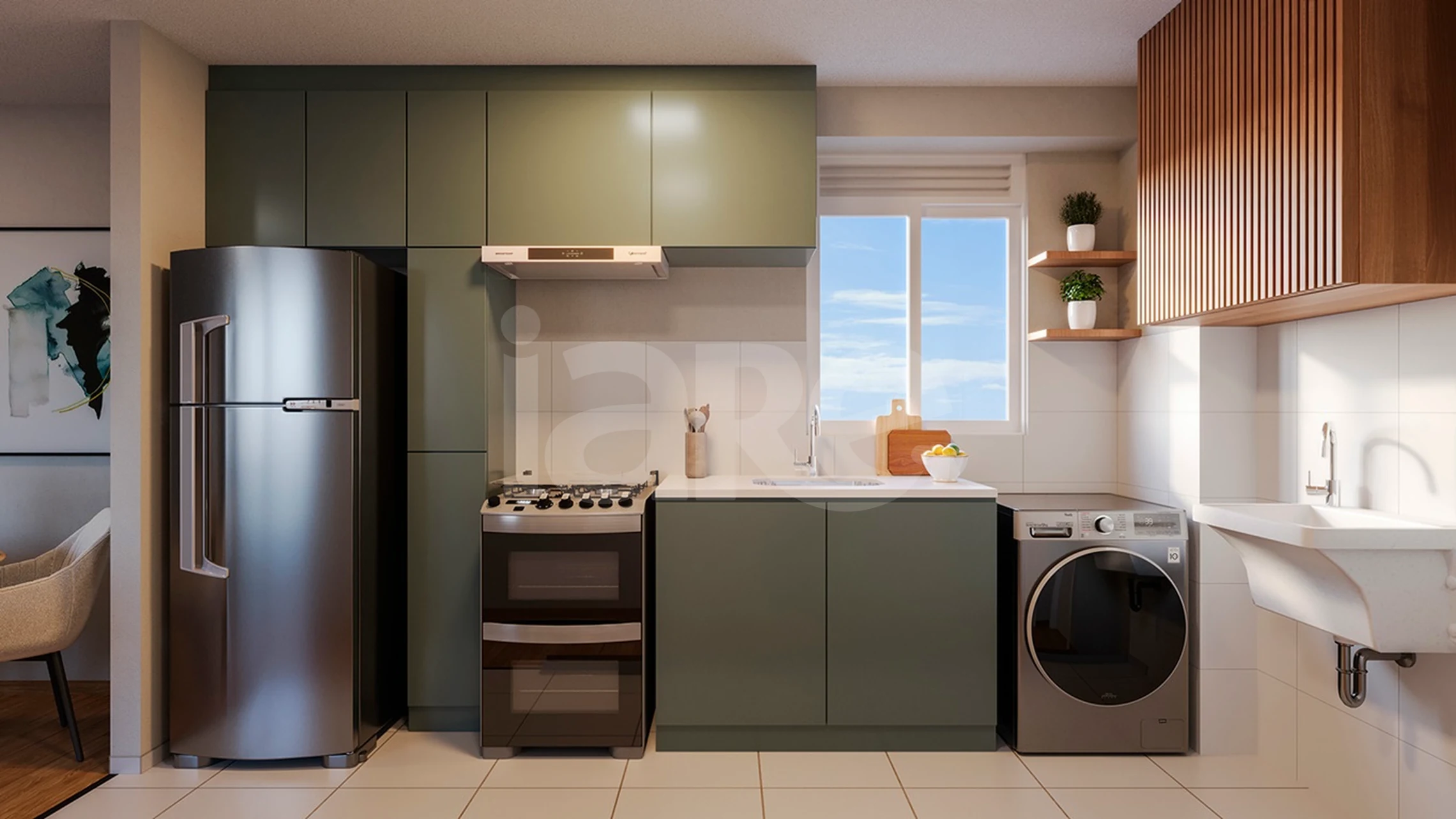 Bálsamo - Apartamento com 41,32 m², em Campo Grande — foto 3