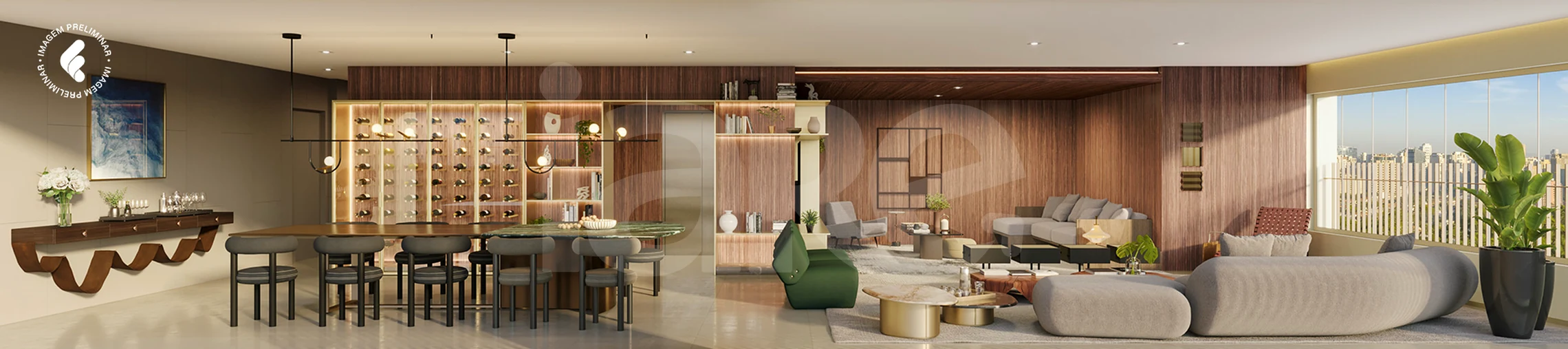 Planta — Apartamento 263,28 m²