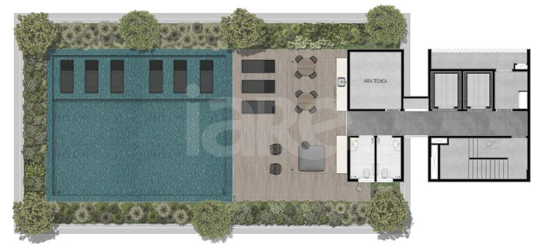 Planta — Pavimento cobertura