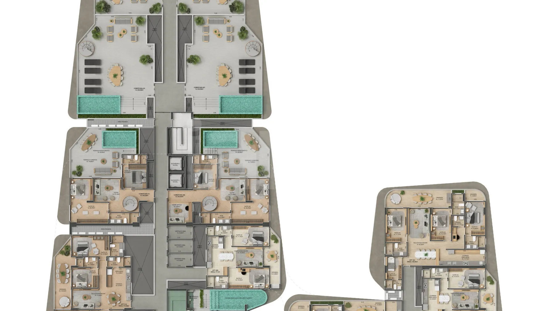 Planta — Pavimento 5