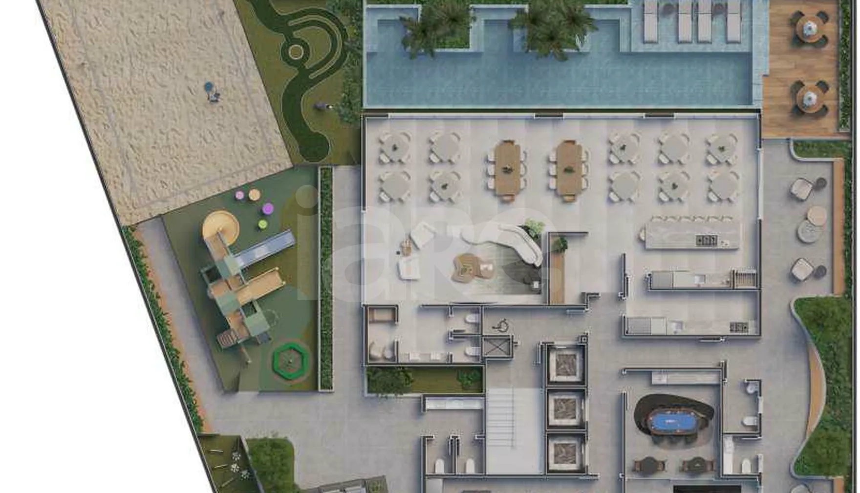 Planta — Pavimento lazer 1