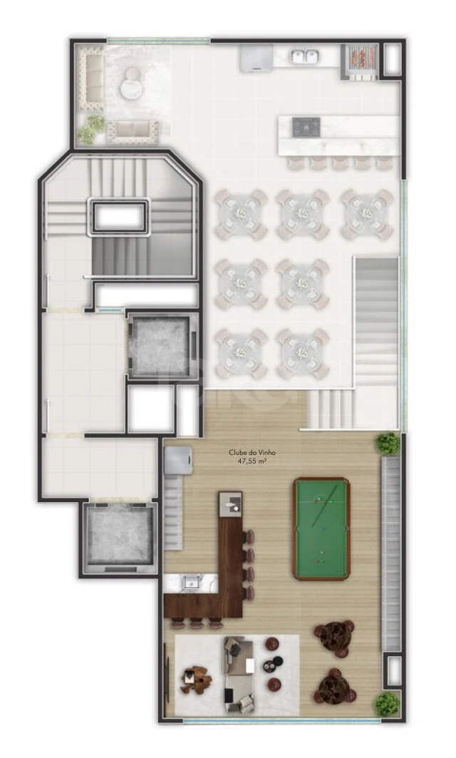 Planta — Pavimento lazer 2