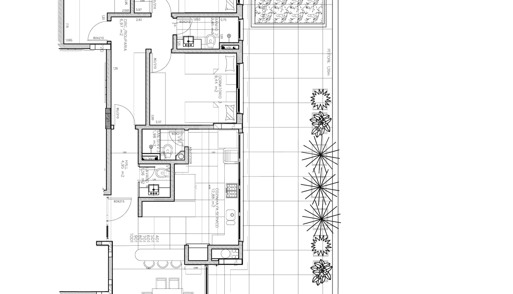 Planta — Garden 214 m²