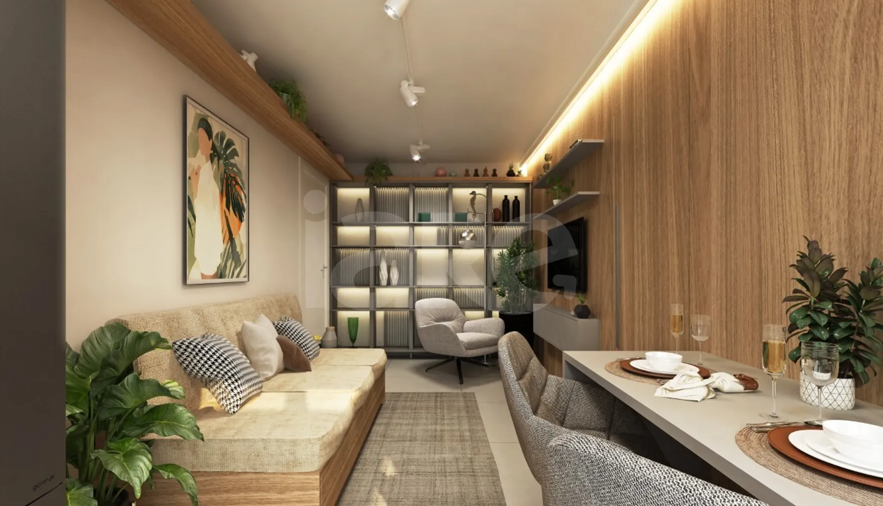 Griffe Kizaemon - Apartamento com 43,55 m², em Jardim Maria Sampaio — foto 2