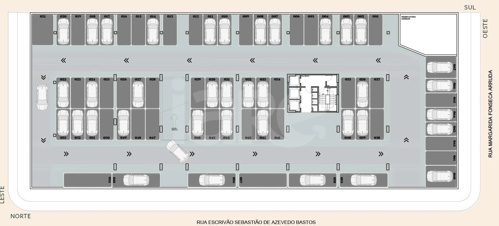 Planta — Pavimento subsolo 2