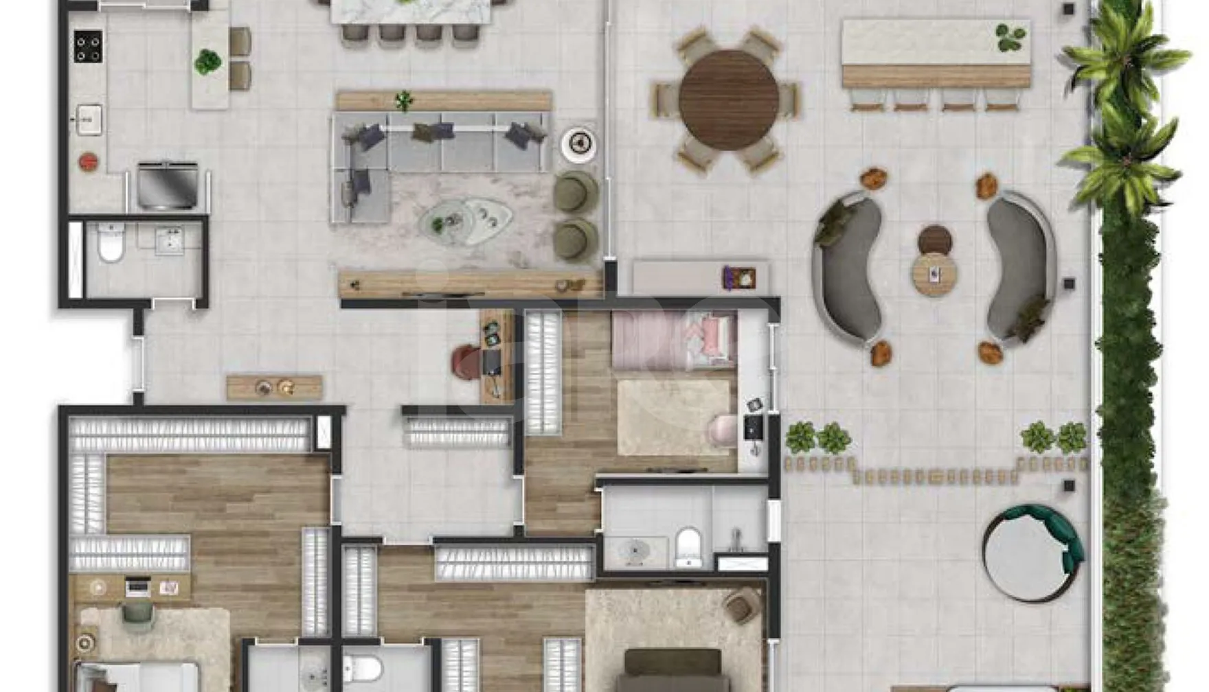 Planta — Garden 255,6 m²