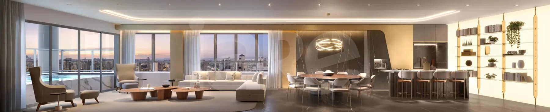 City 23 - Apartamento com 308,6 m², em Setor Bueno — foto 3