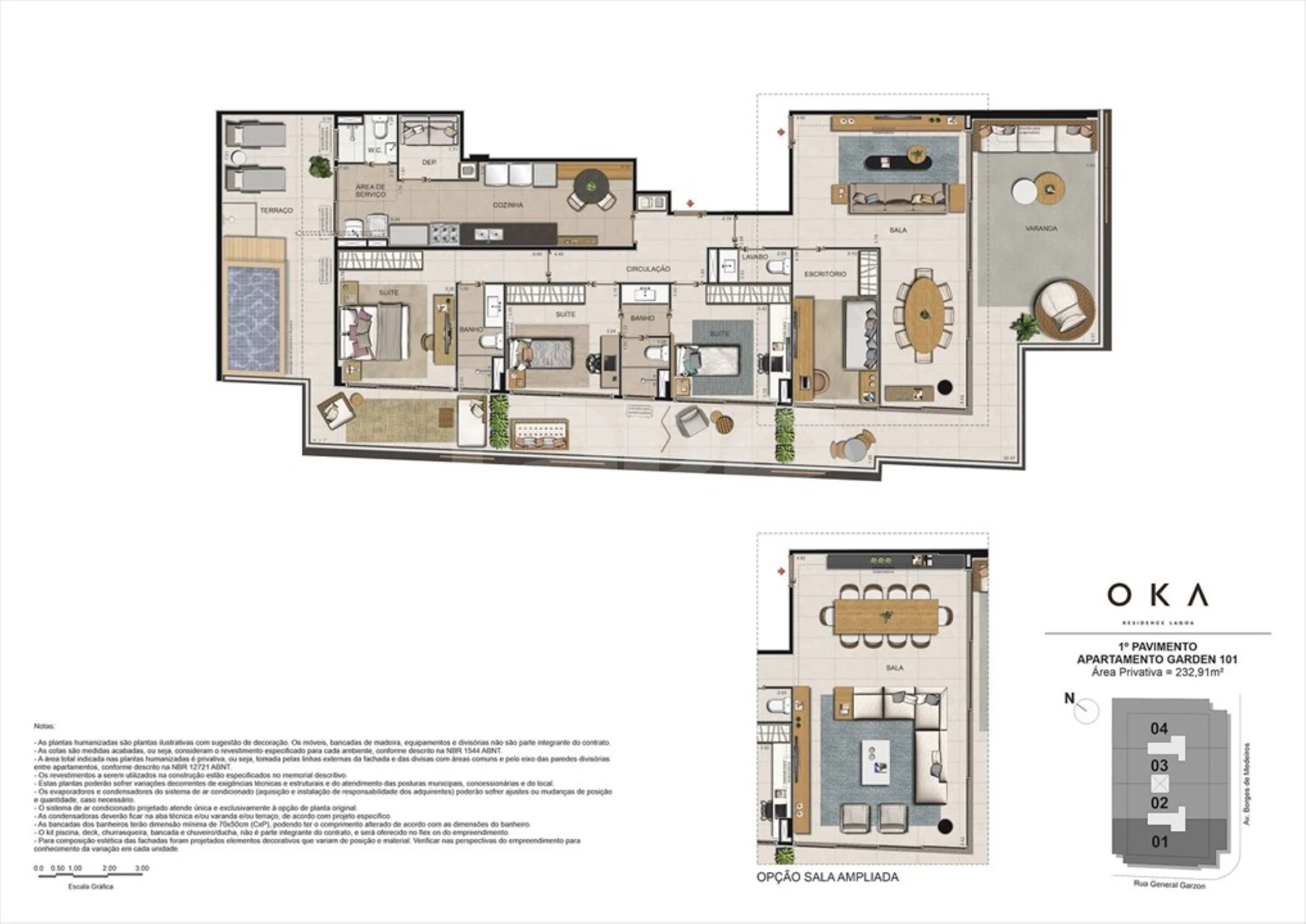 Planta — Garden 232,91 m²