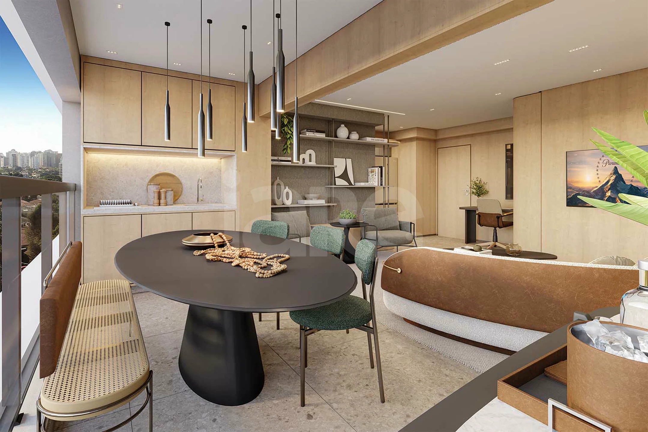 Blue Marine Home Resort - Apartamento com 56,47 m², em Vila Monte Alegre — foto 3