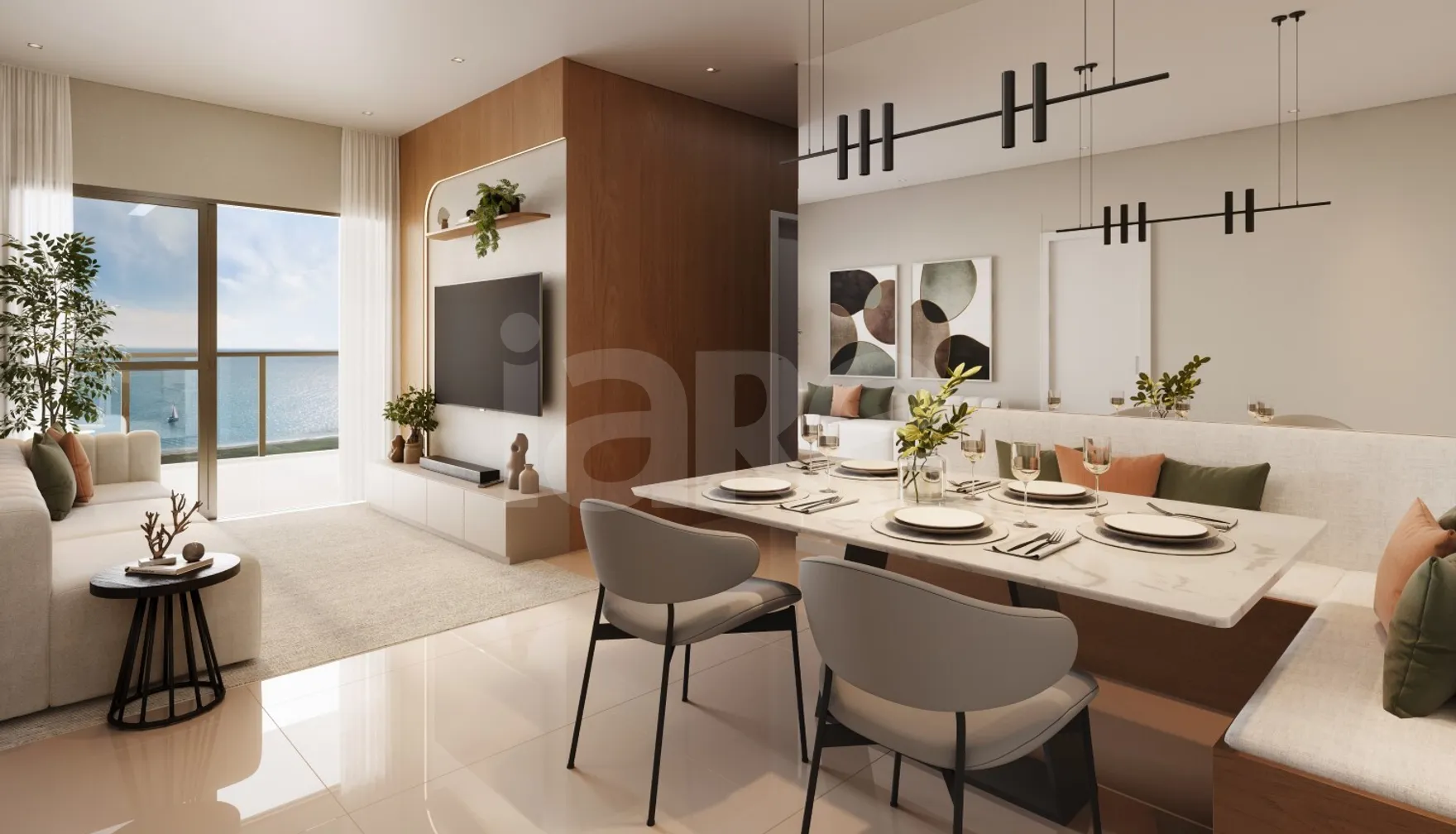 Kalea Residence - Apartamento com 95,52 m², em Jockey de Itaparica — foto 2
