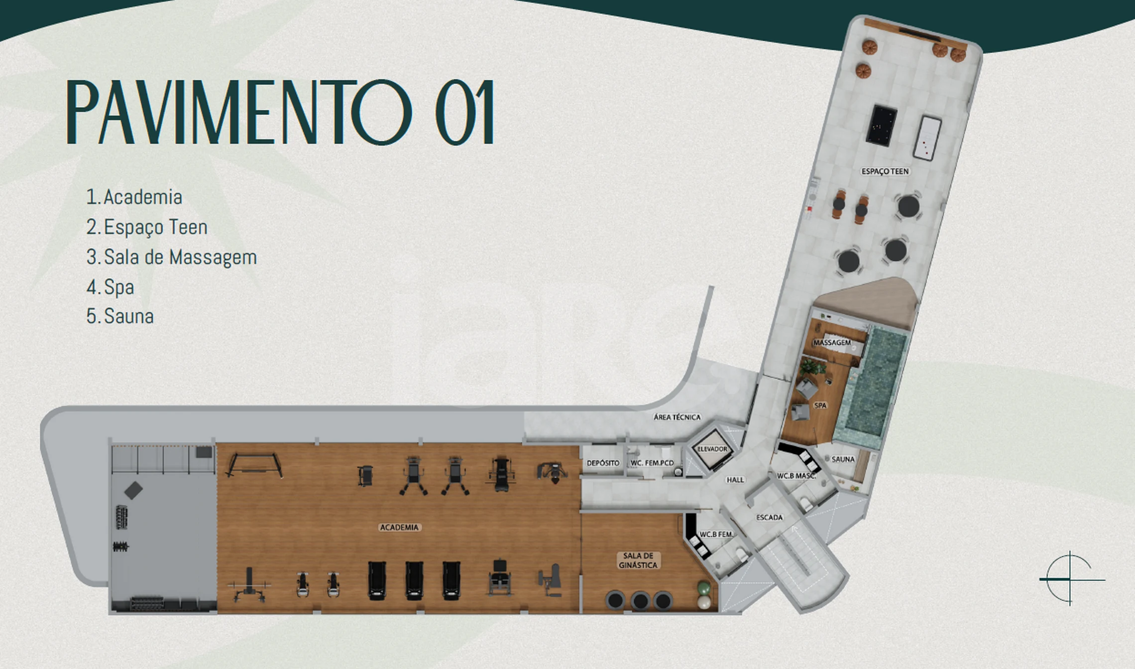 Planta — Pavimento 01