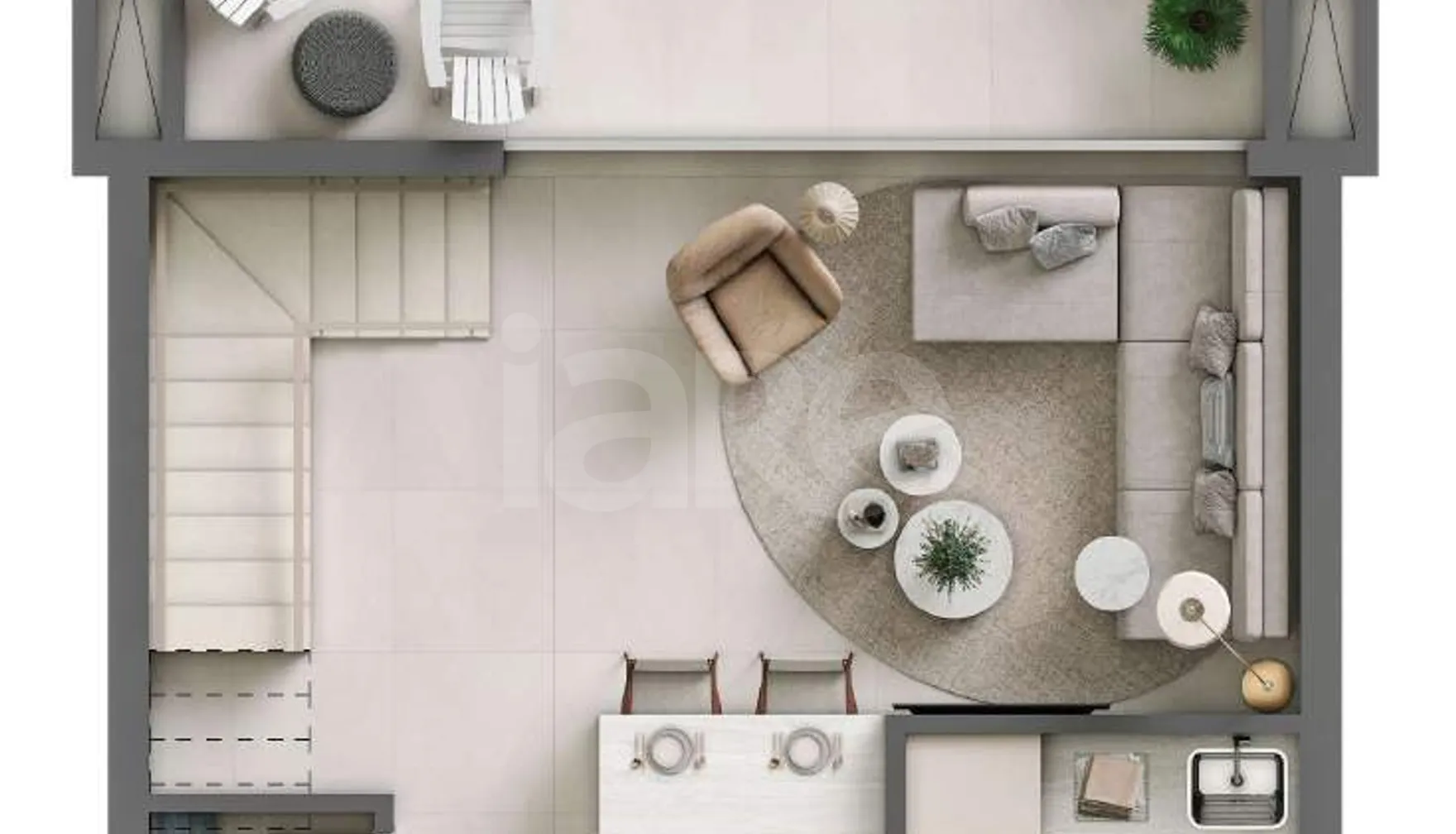 Planta — Apartamento 93 m²