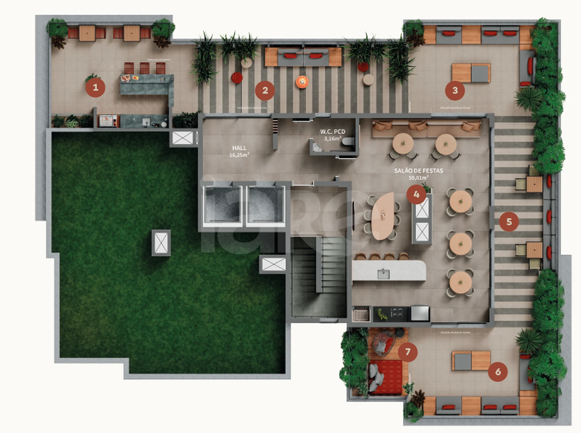 Planta — Pavimento rooftop