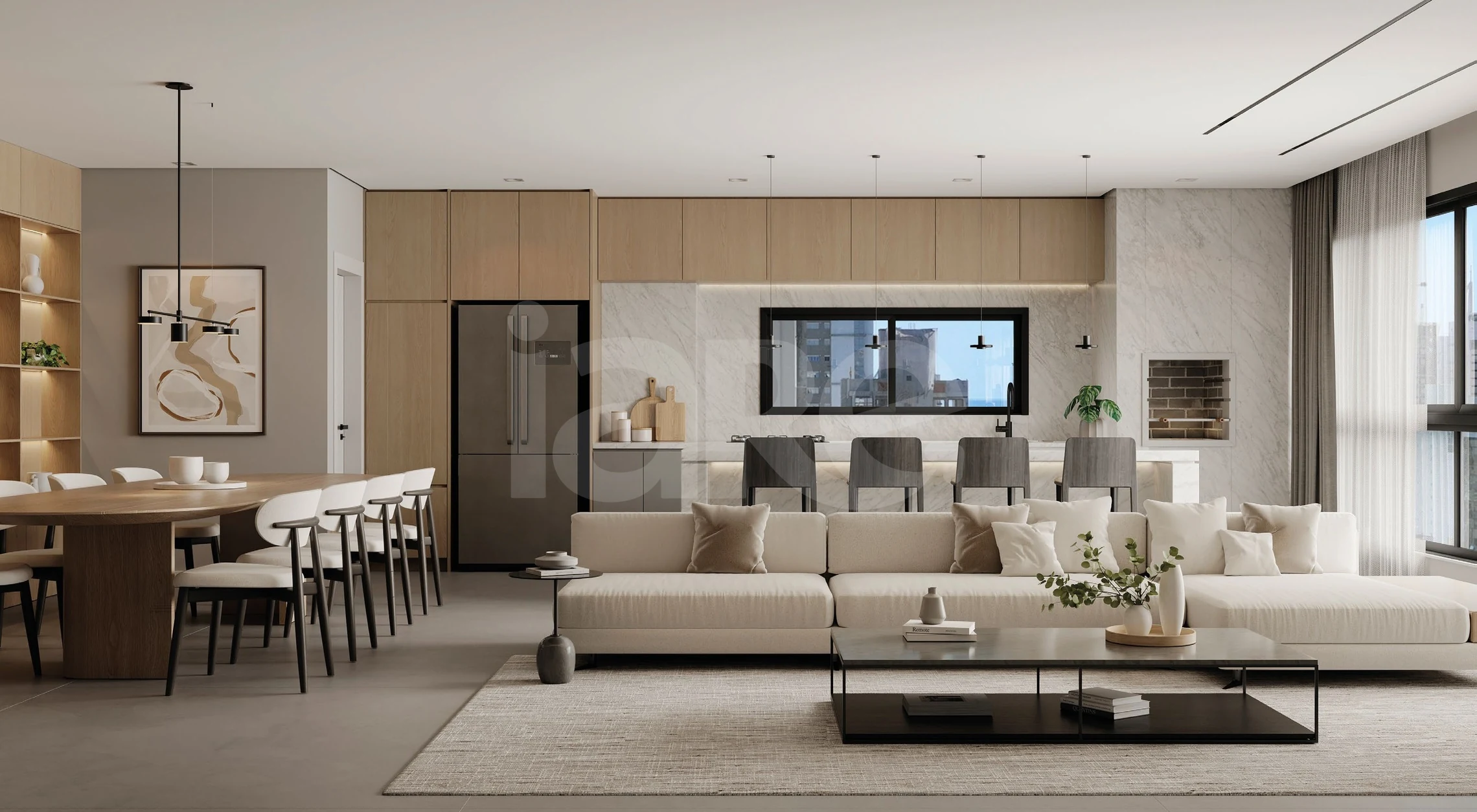 Aquabella Residence - Apartamento com 163,94 m², em Centro — foto 2