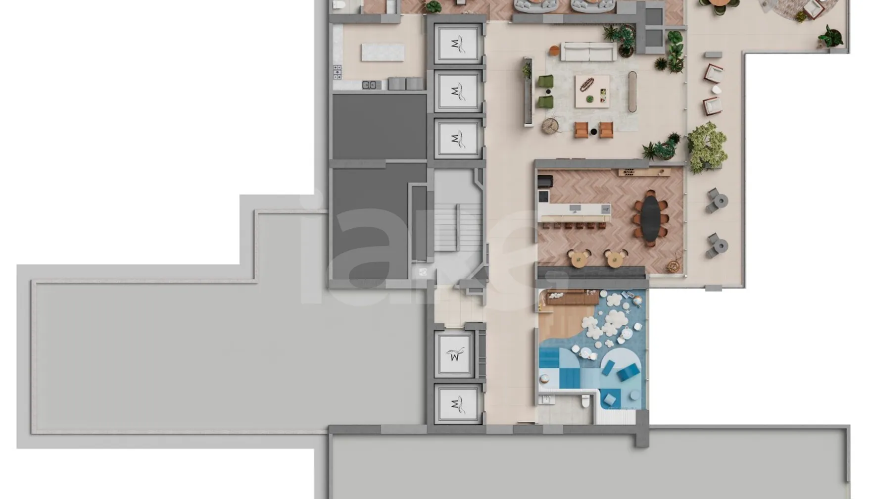 Planta — Pavimento lazer 2