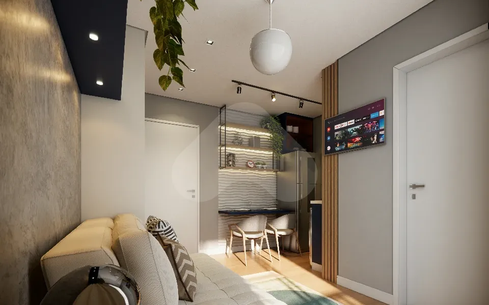 Metrocasa Parque Ecológico - Apartamento com 27,57 m², em Vila Silva Teles — foto 2
