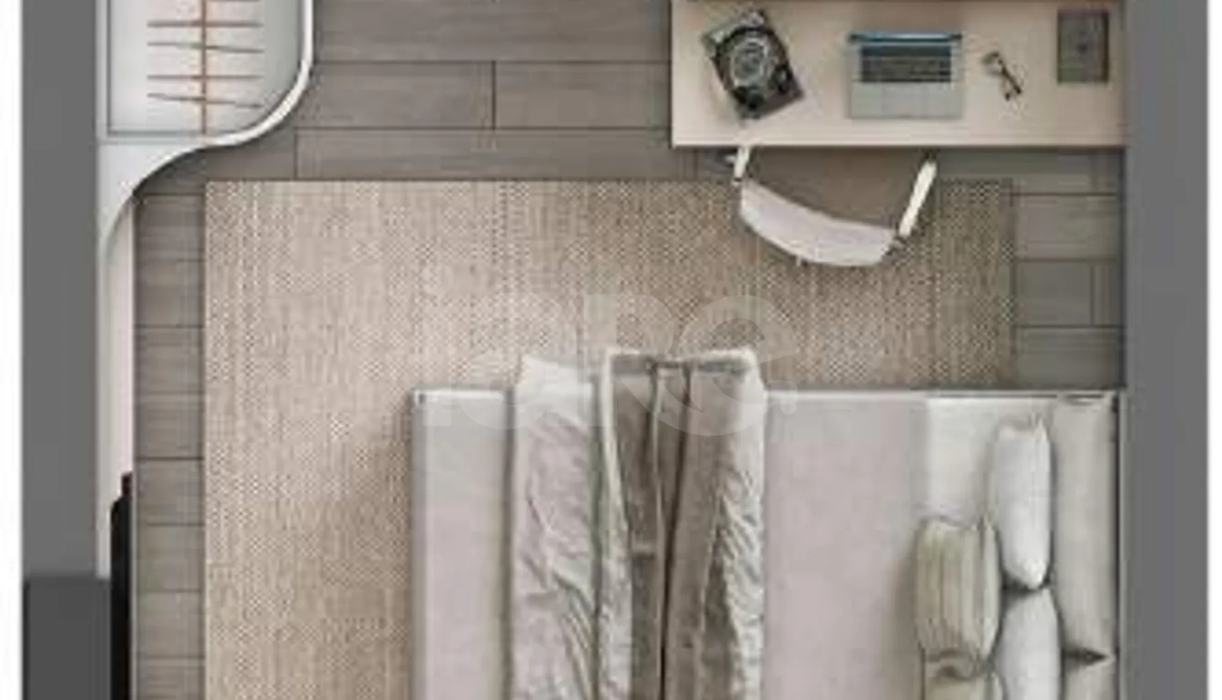 Planta — Studio 25,75 m²