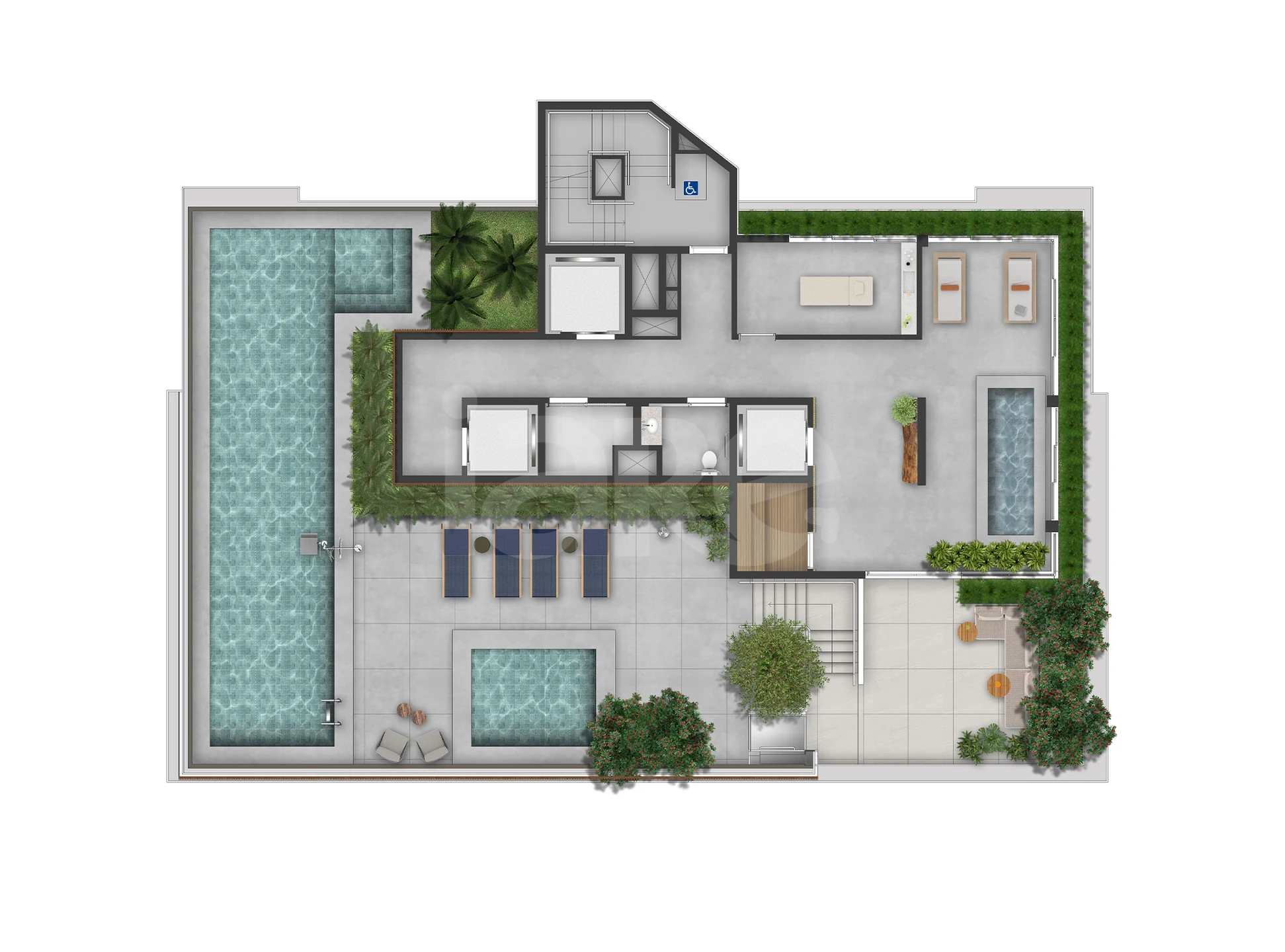 Planta — Pavimento rooftop