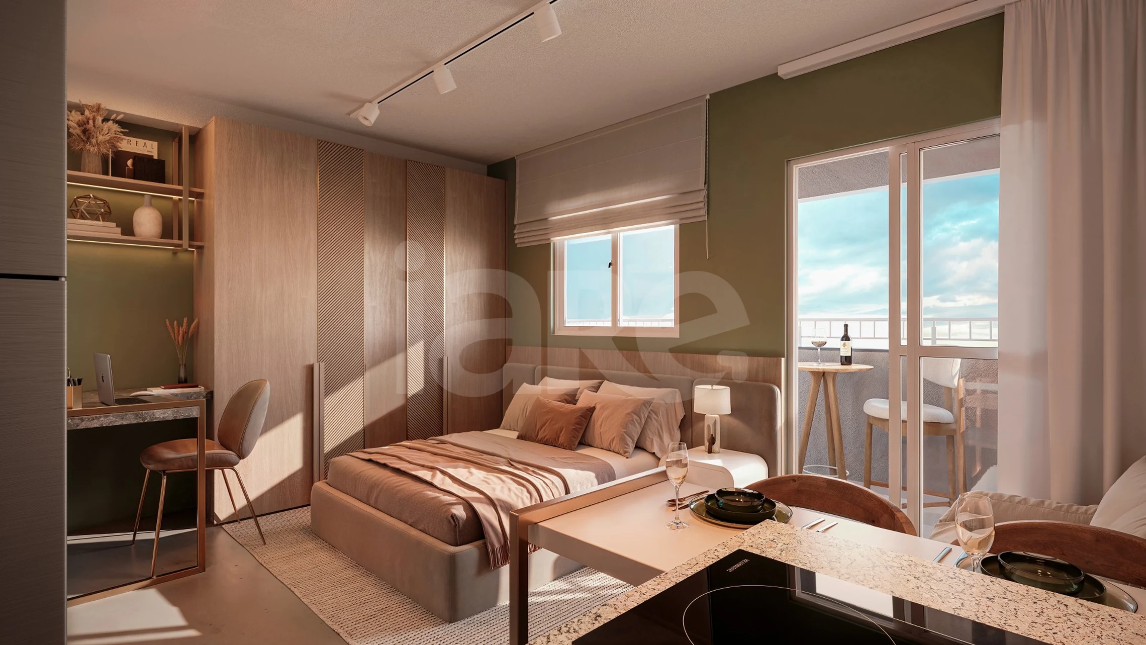 Mirante do Farol - Studio com 26,11 m², em Jaguaré — foto 5